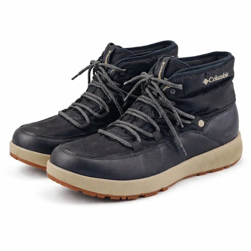 Columbia Paninaro Omni-Heat Boots Women 12‎ Black Waterproof Insulated Snow Rain